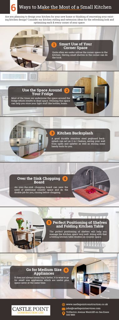 6 Ways to Make Most of the Small Kitchen | Infographic