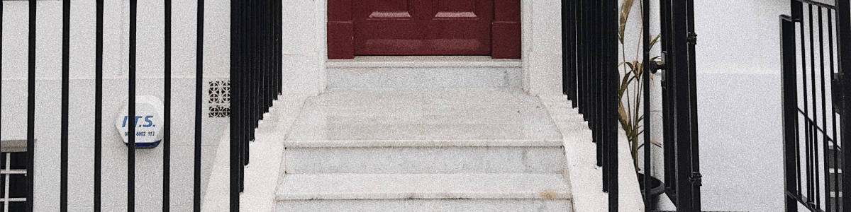 Front door steps