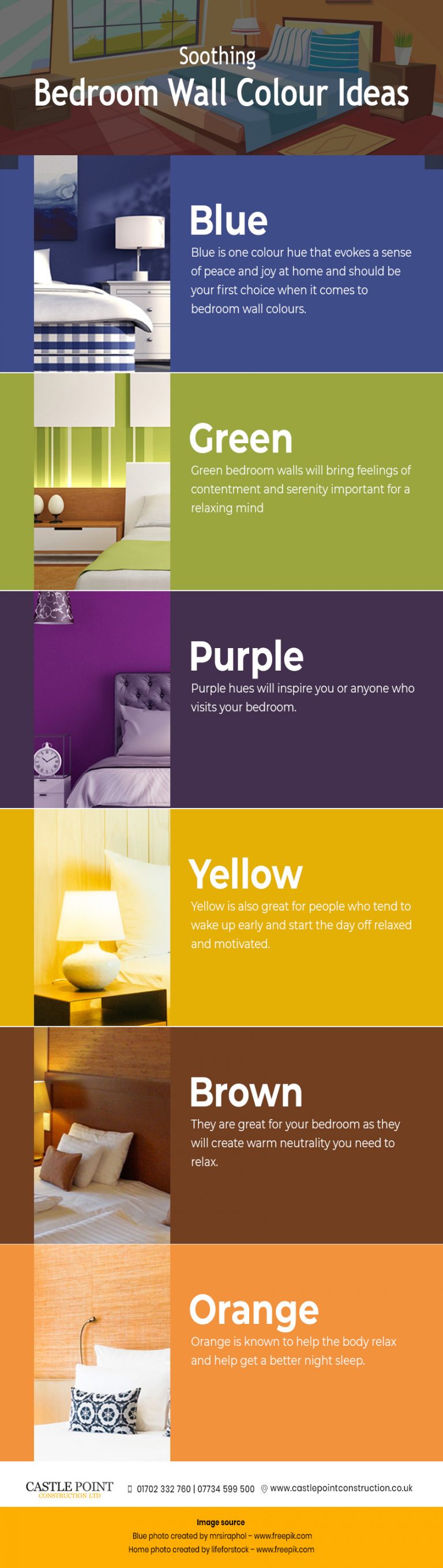 Best 6 Soothing or Calming Bedroom Wall Colours